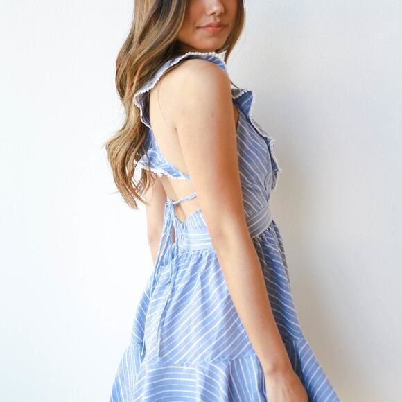 Everkaki Strappy Backless Mini Dress - Picture 8 of 12